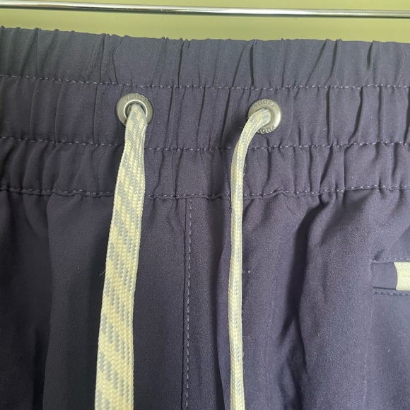 Vuori Dark Blue Women's Athletic Shorts - Picture 3 of 8